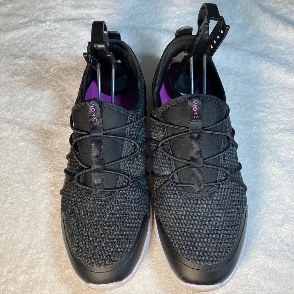 Vionic Slip-on Sneakers Womens Brisk Jada Black Comfort Shoes Size 9